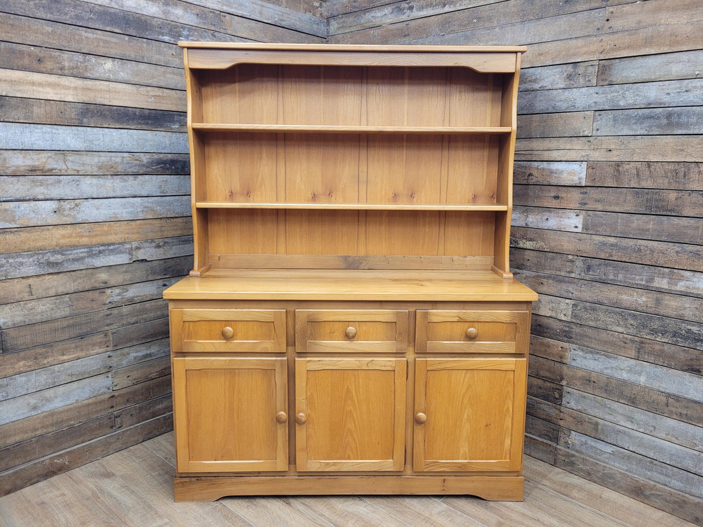 English Maid Welsh Dresser Kitchen Wooden Dresser Shelved Sideboard
