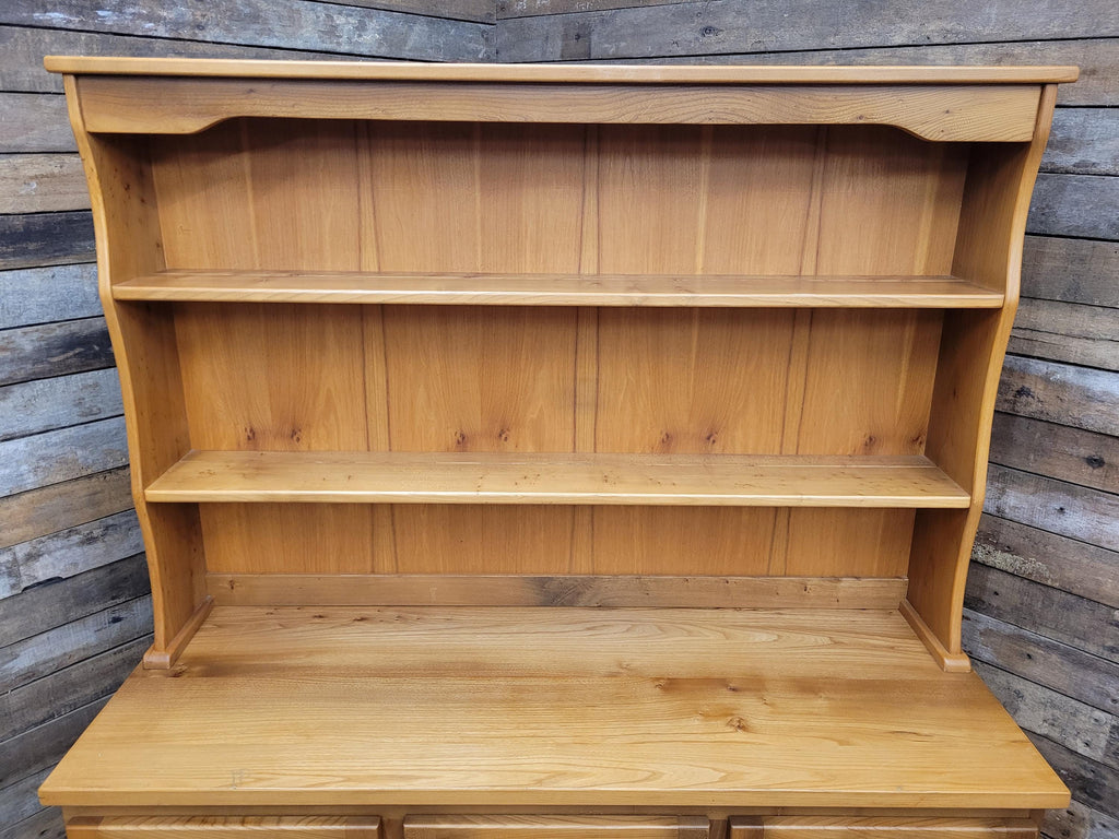 English Maid Welsh Dresser Kitchen Wooden Dresser Shelved Sideboard