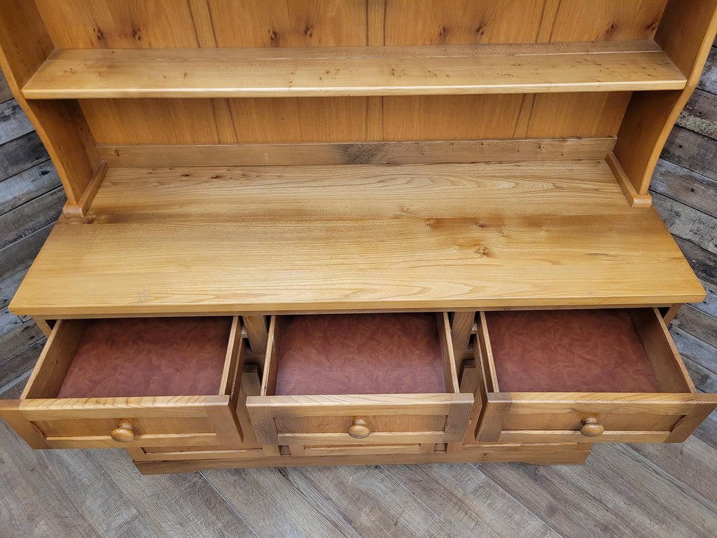 English Maid Welsh Dresser Kitchen Wooden Dresser Shelved Sideboard
