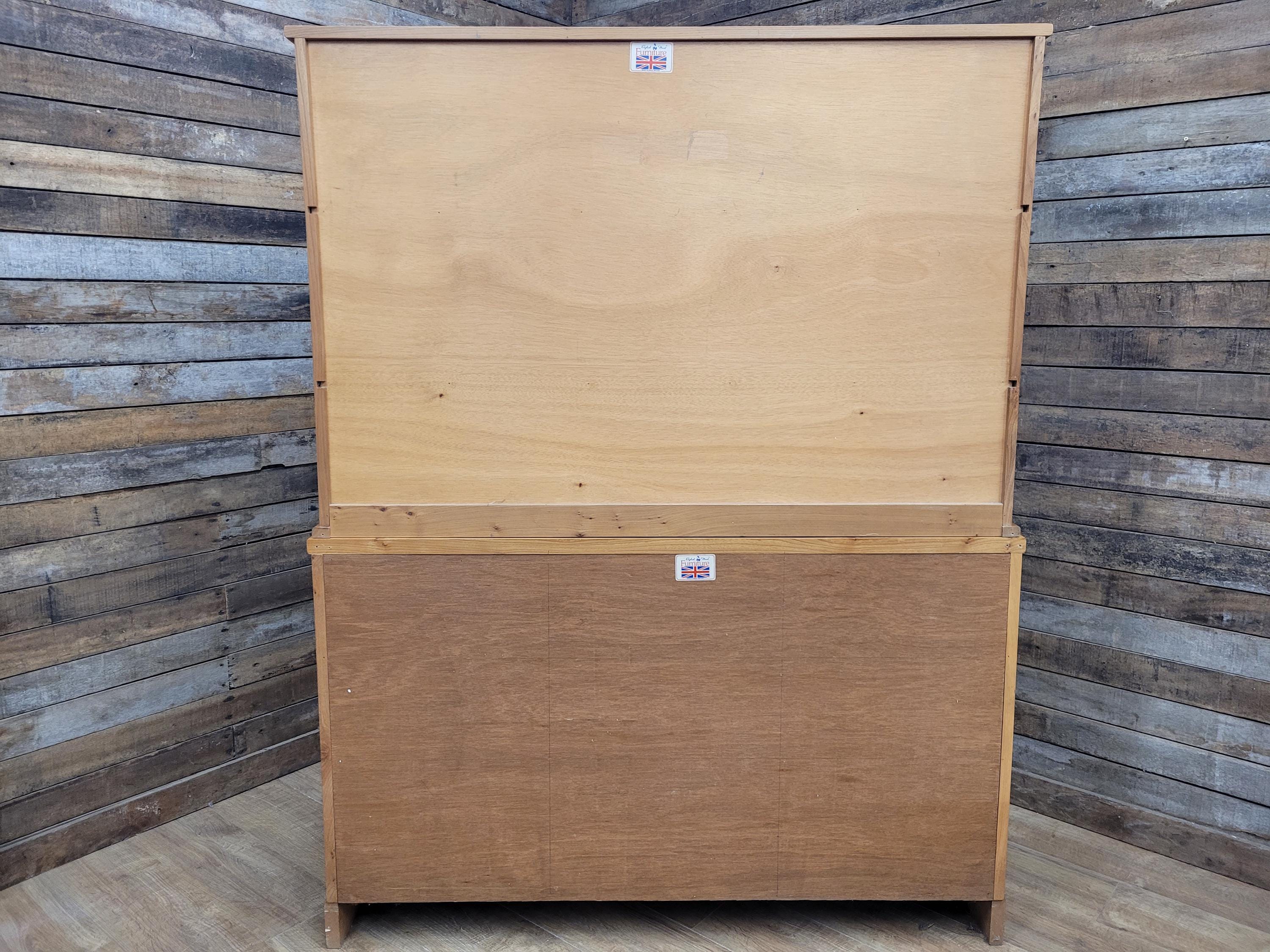 English Maid Welsh Dresser Kitchen Wooden Dresser Shelved Sideboard
