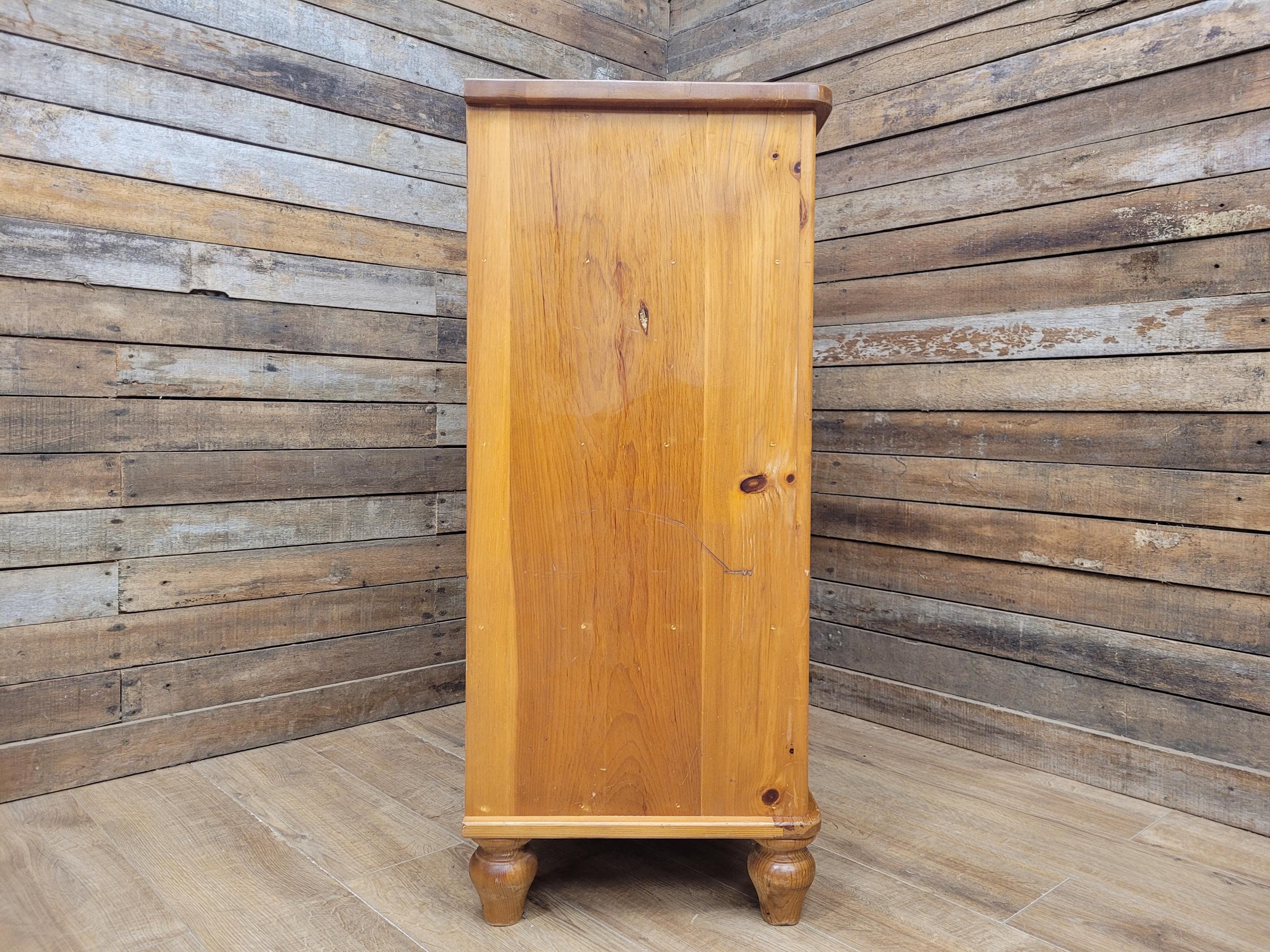 Scots Pine Chest Five Drawer Dovetailed Pine Bedroom Storage 2 Over 3