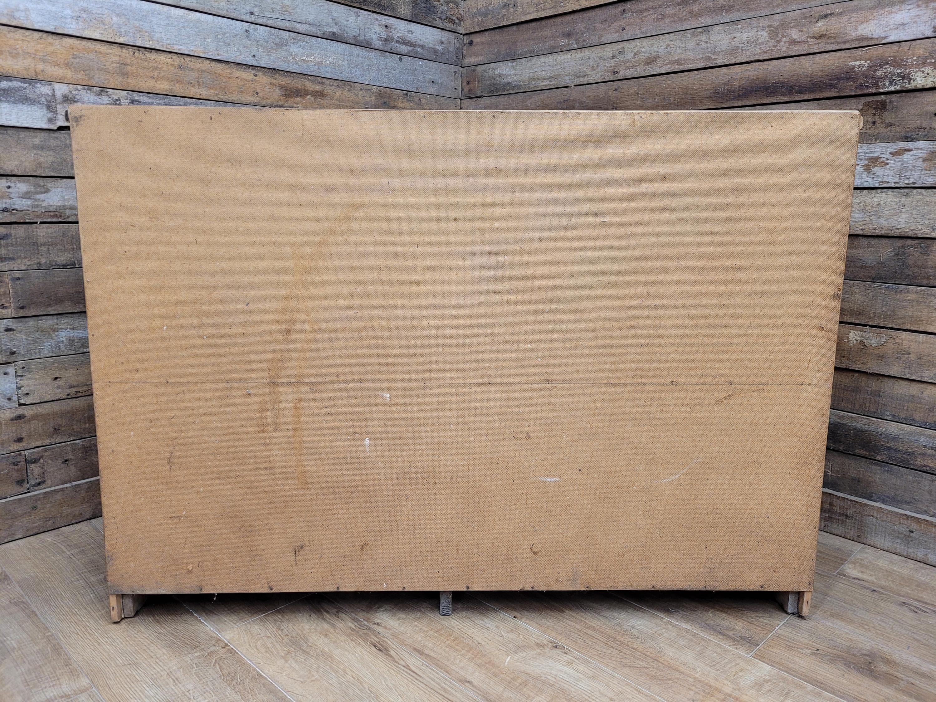 Victorian Pine Cupboard Rustic Country Two Door Side Cabinet