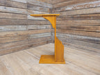 Teak Magazine Rack Side Table Vintage Telephone Stand Lamp Table