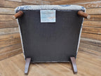 Tub Chair Upholstered Armchair Occasional Chair Clock Print Lounge Seat