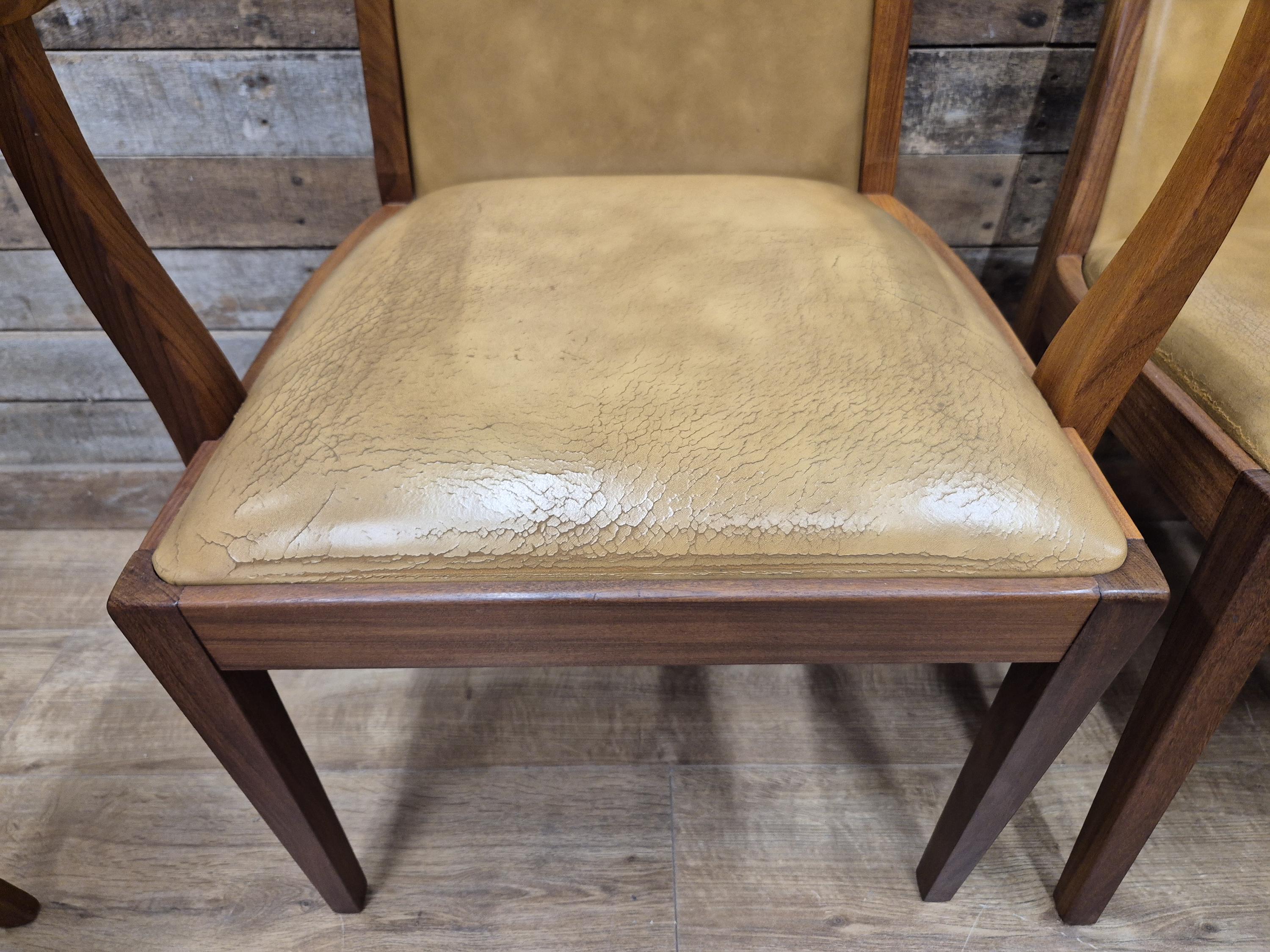 G Plan Fresco Dining Chairs Teak Mid Century Set Of Six MCM