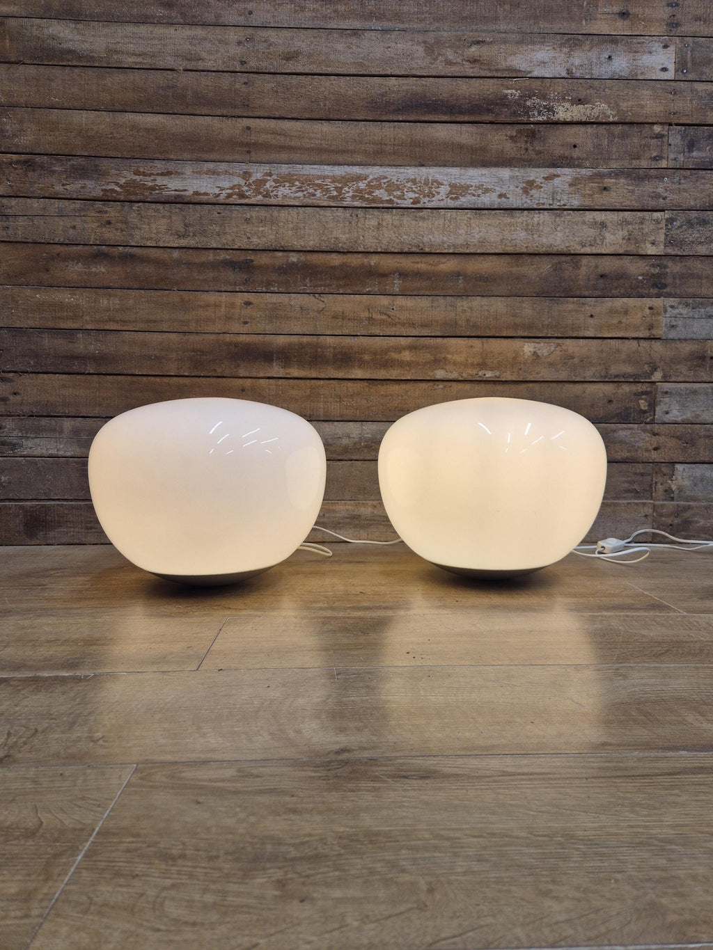 Ikea Jonisk Balance Lamp White Pebble Table Light Pair