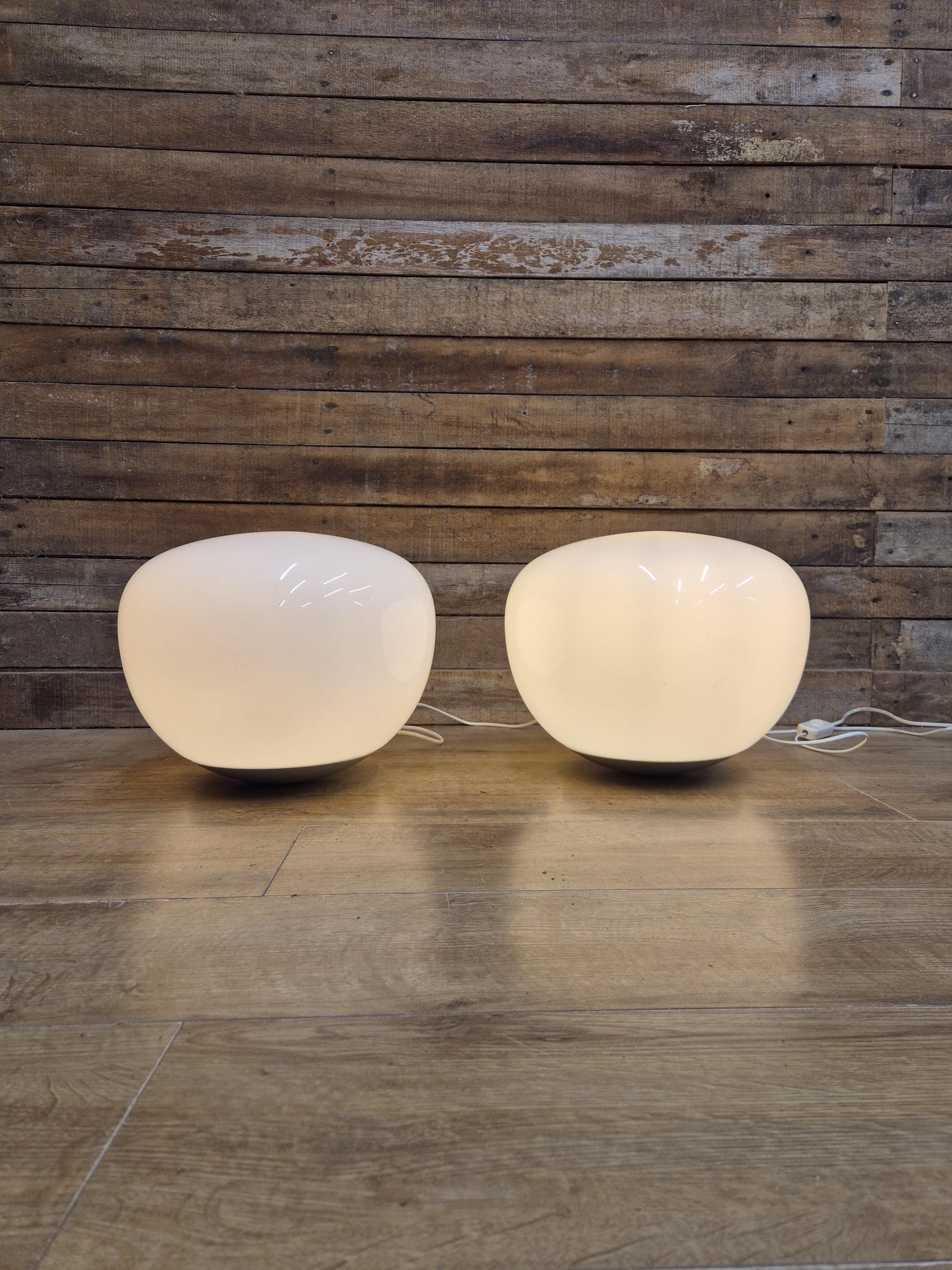 Ikea Jonisk Balance Lamp White Pebble Table Light Pair