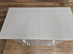Painted Pine Chest Of Drawers Grey 2 Over 3 Chest Ceramic Handles