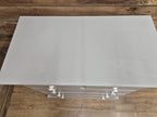 Painted Pine Chest Of Drawers Grey 2 Over 3 Chest Ceramic Handles