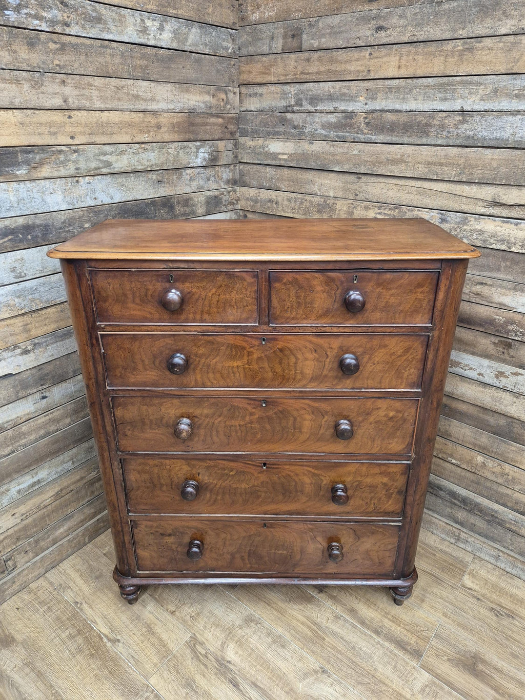 Victorian Mahogany Chest Of Drawers Two Over Four Tallboy