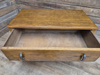 Lebus Oak Two Drawer Blanket Box Storage Chest