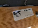 IKEA Bentwood Armchair Halabala Style Lounge Chair Purple Fabric