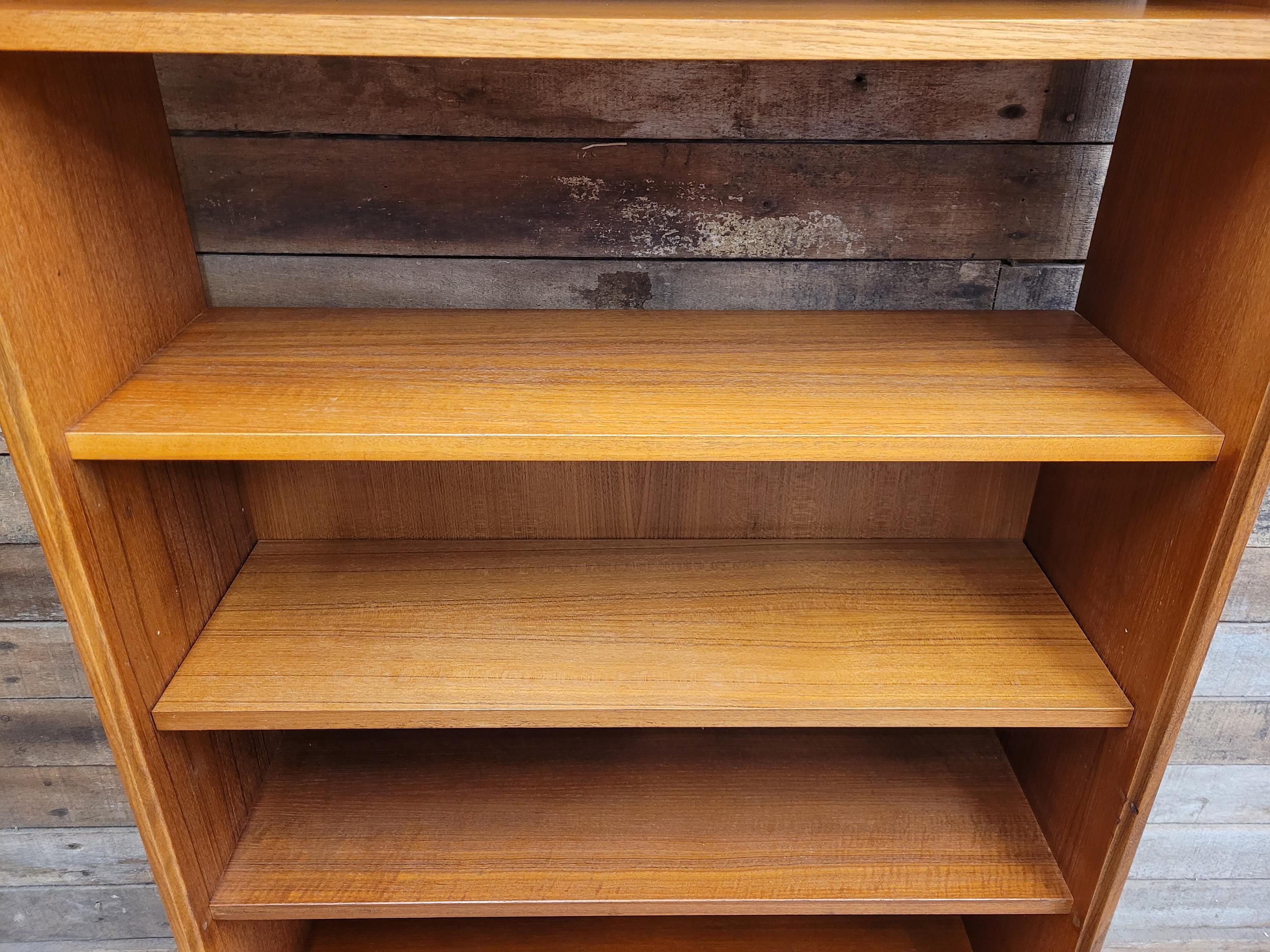 G Plan Bookcase Teak Mid Century Hairpin Leg Shelving Cabinet Retro Chic