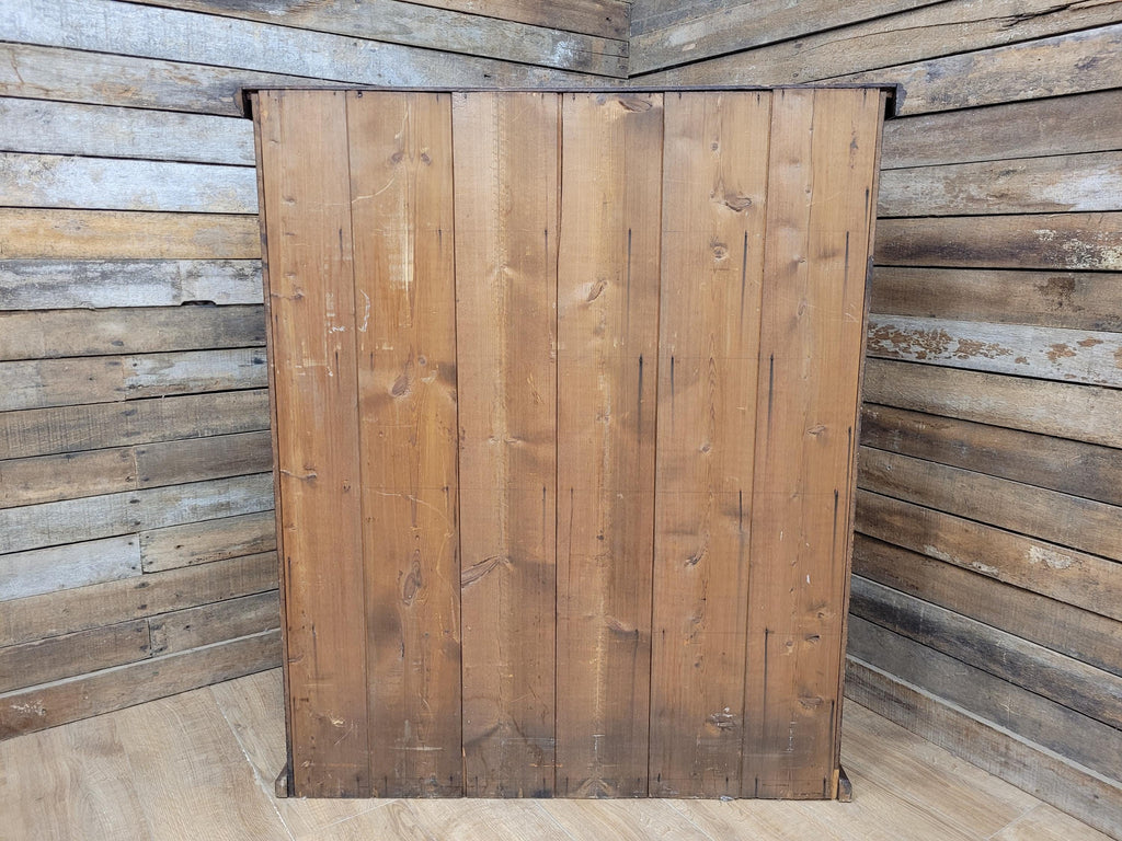 Victorian Oak Open Bookcase Antique Five Shelf Display Cabinet