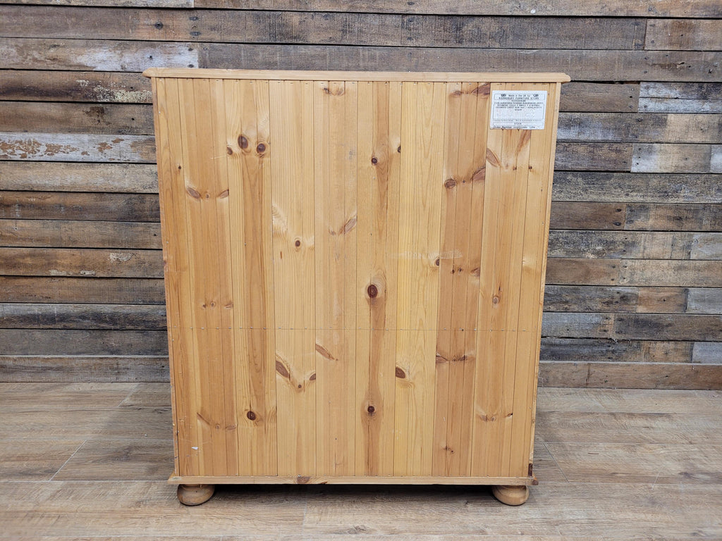 Barnsbury Pine Chest Of Drawers Scandinavian Timber Five Drawer