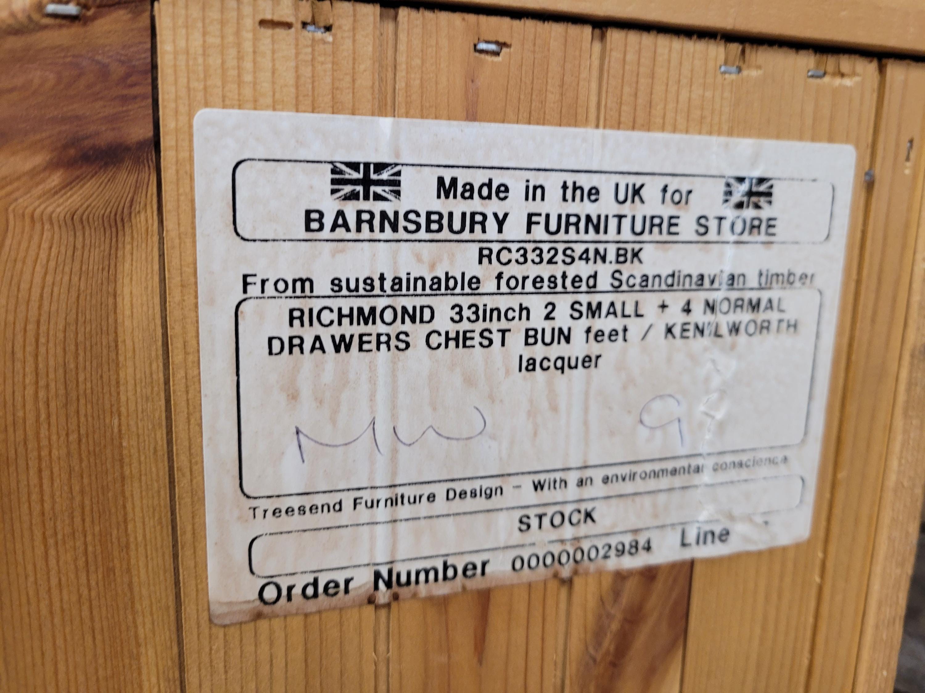 Barnsbury Pine Chest Of Drawers Scandinavian Timber Five Drawer