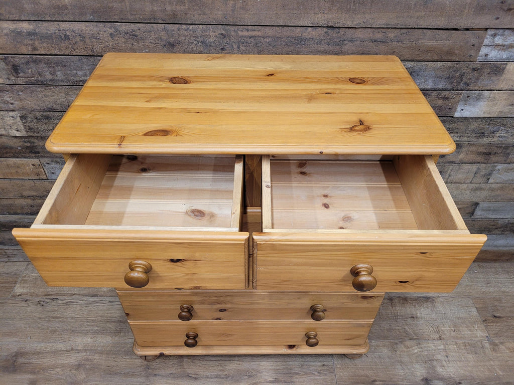 Barnsbury Pine Chest Of Drawers Scandinavian Timber Five Drawer