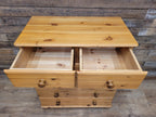 Barnsbury Pine Chest Of Drawers Scandinavian Timber Five Drawer
