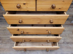 Barnsbury Pine Chest Of Drawers Scandinavian Timber Five Drawer