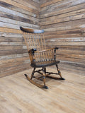 Sack Back Windsor Rocking Chair High Back Smokers Bow Armchair
