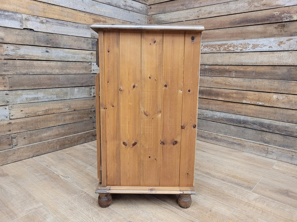Pine Sideboard Cupboard Rustic Farmhouse Two Drawer Two Door Cabinet