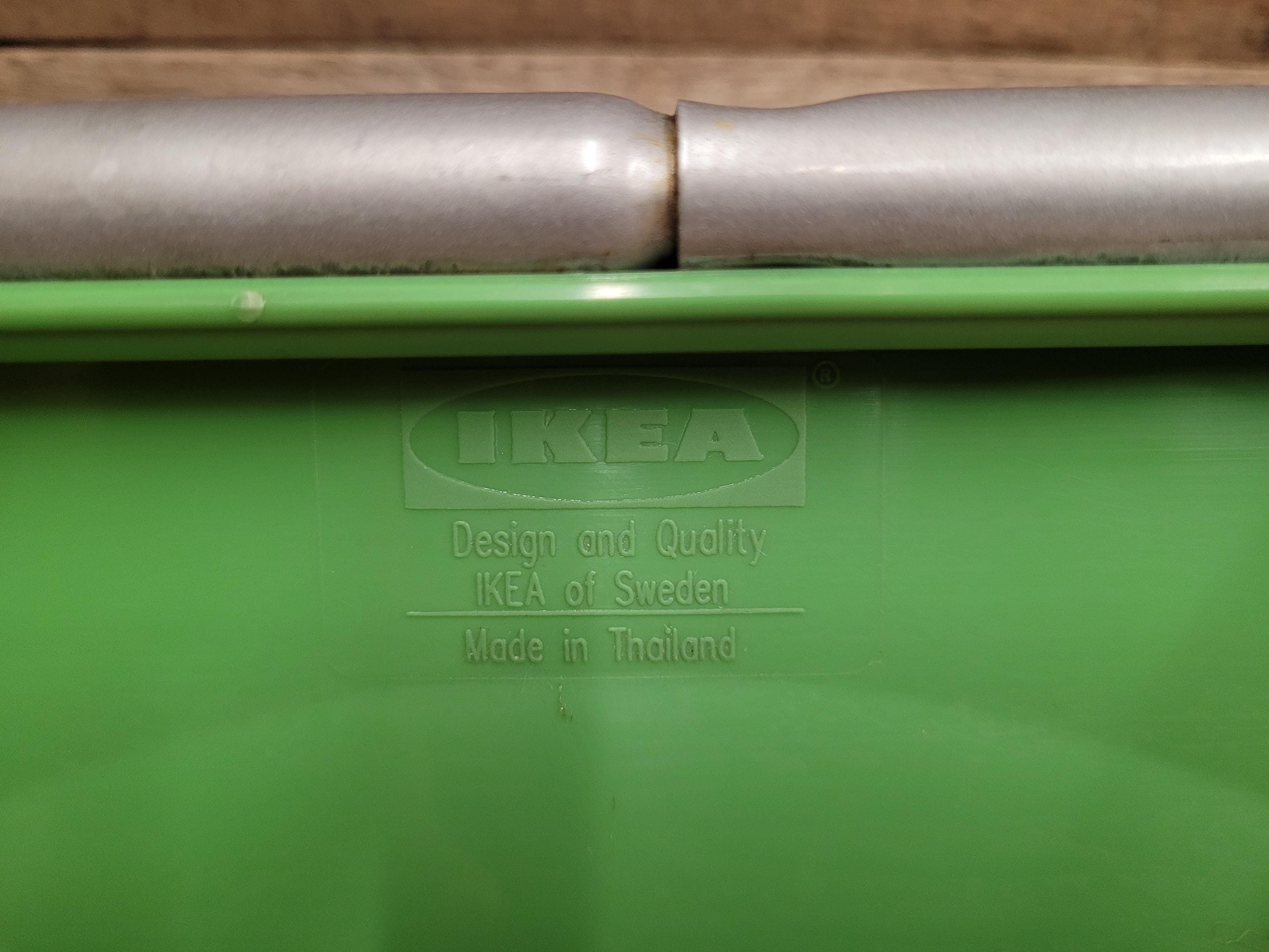 IKEA Folding Chairs Plastic Metal Stackable Dining Kitchen Set Four