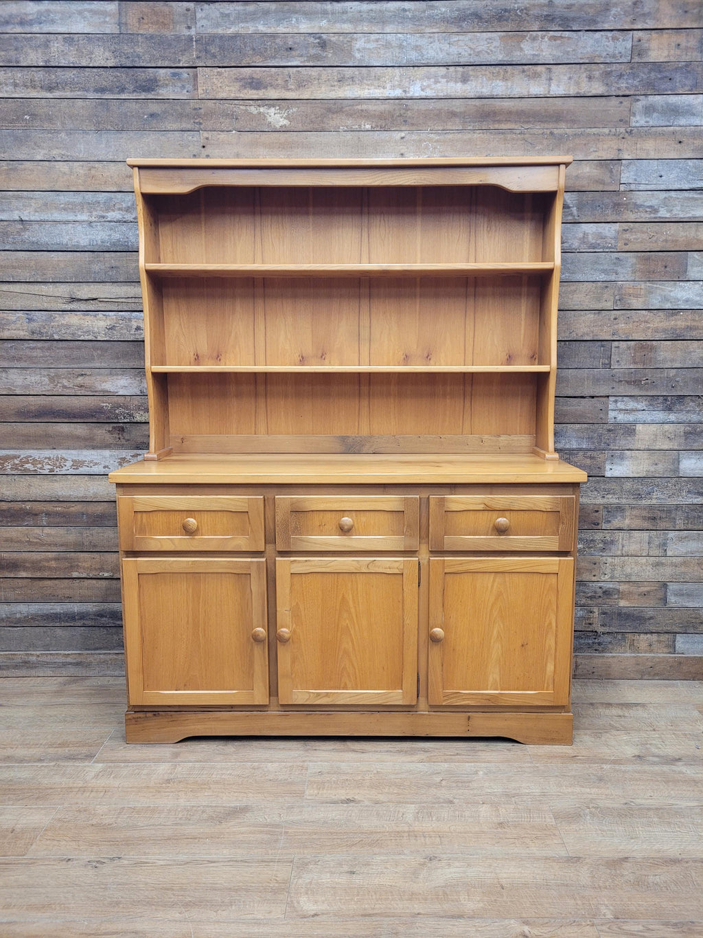 English Maid Welsh Dresser Kitchen Wooden Dresser Shelved Sideboard