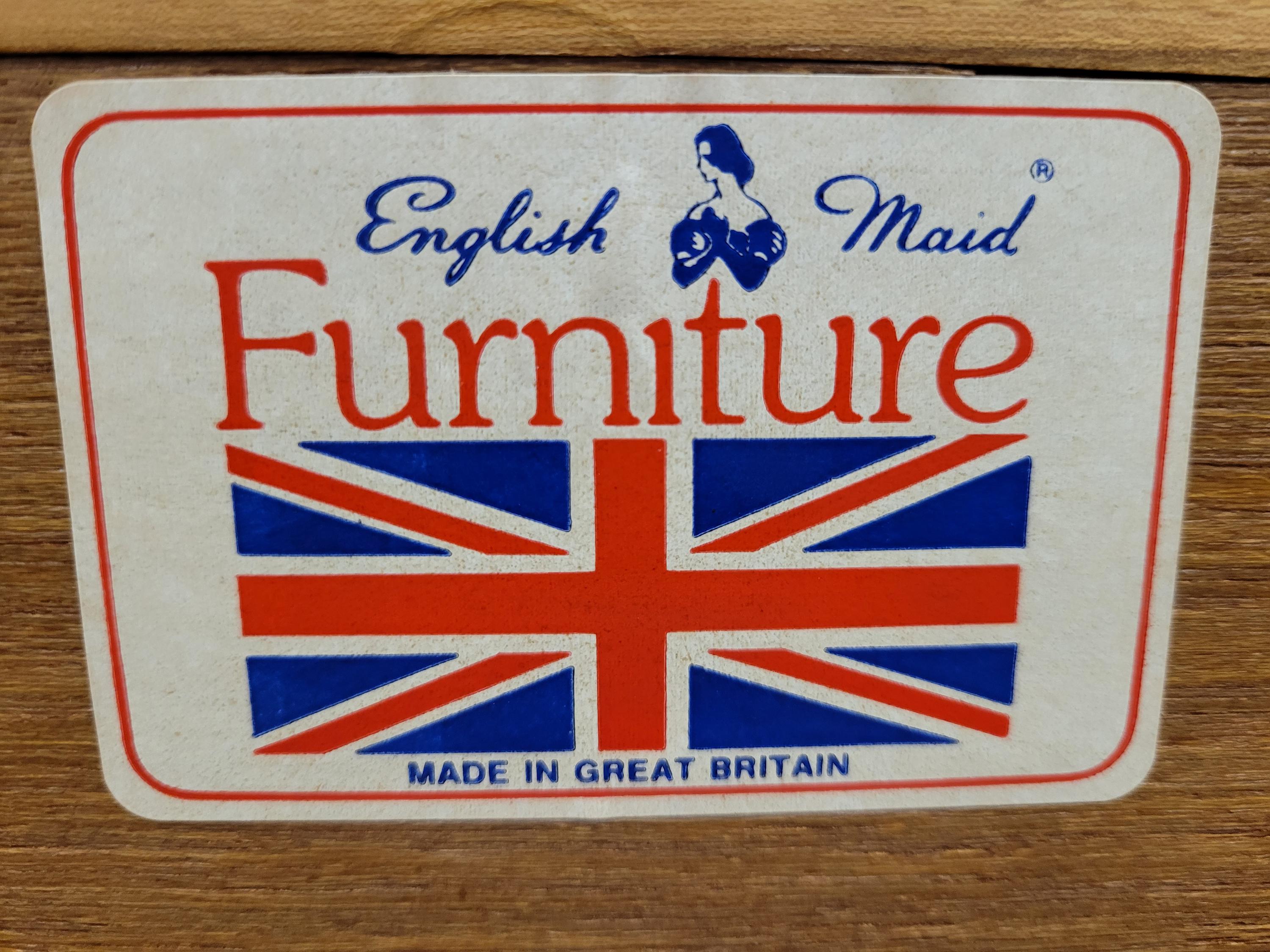 English Maid Welsh Dresser Kitchen Wooden Dresser Shelved Sideboard