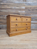 Pine Chest Of Drawers Country Style Four Drawer Bedroom Storage