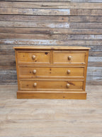 Pine Chest Of Drawers Country Style Four Drawer Bedroom Storage