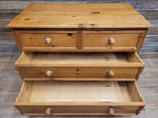 Pine Chest Of Drawers Country Style Four Drawer Bedroom Storage
