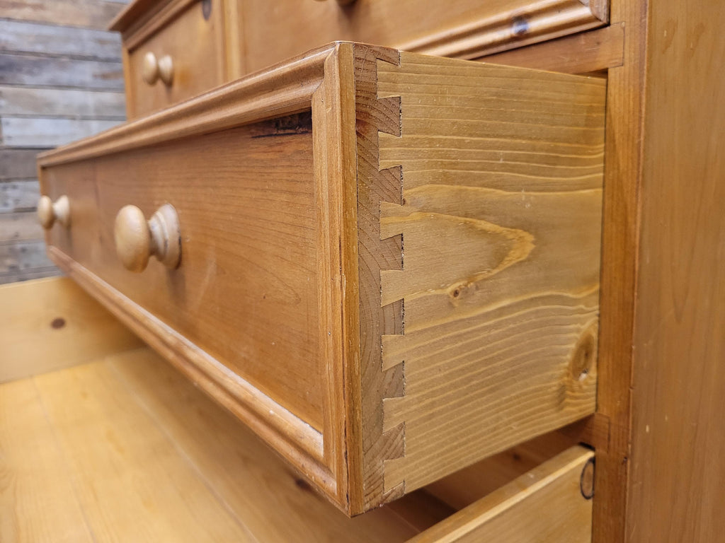 Pine Chest Of Drawers Country Style Four Drawer Bedroom Storage