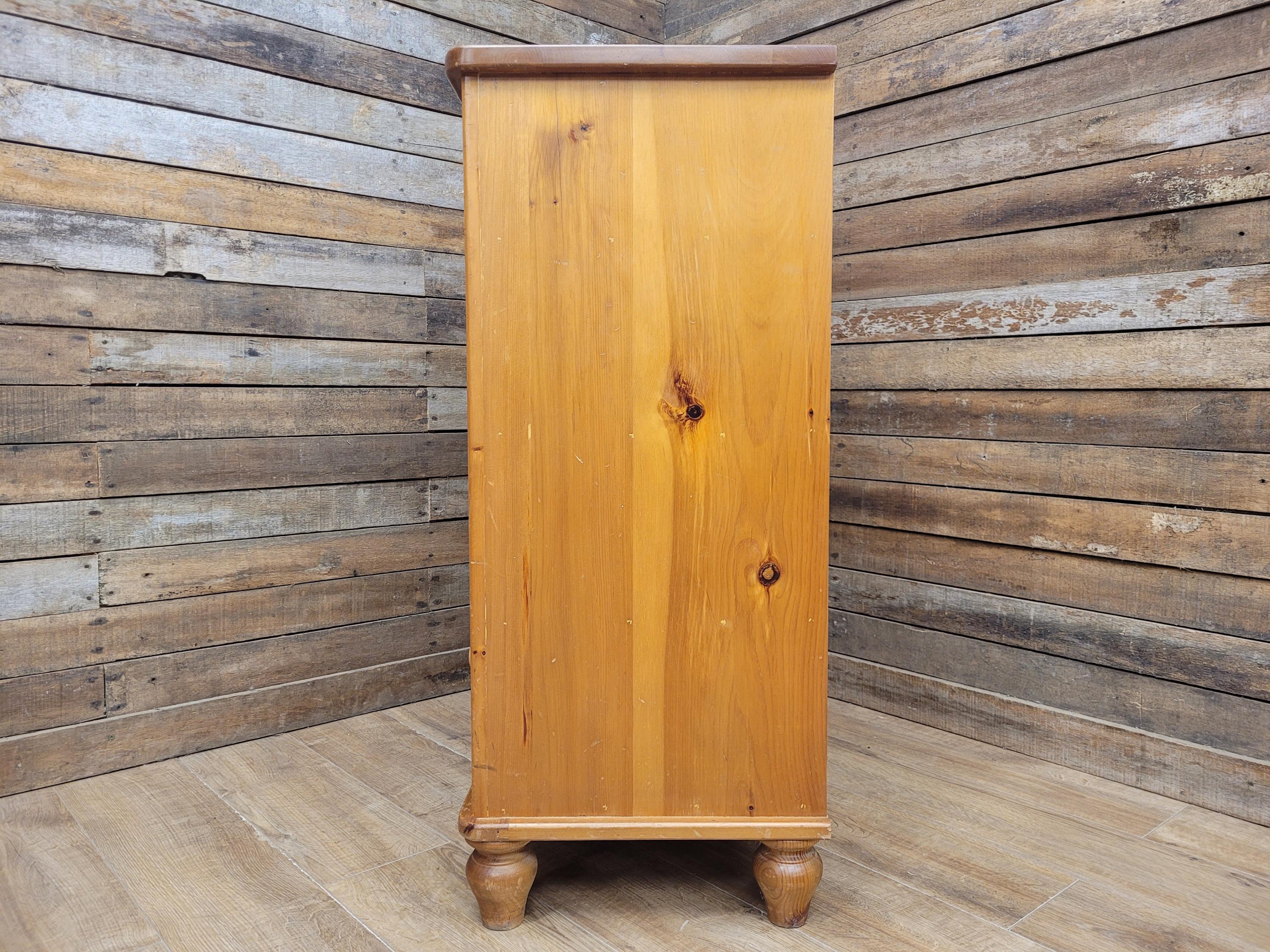 Scots Pine Chest Five Drawer Dovetailed Pine Bedroom Storage 2 Over 3