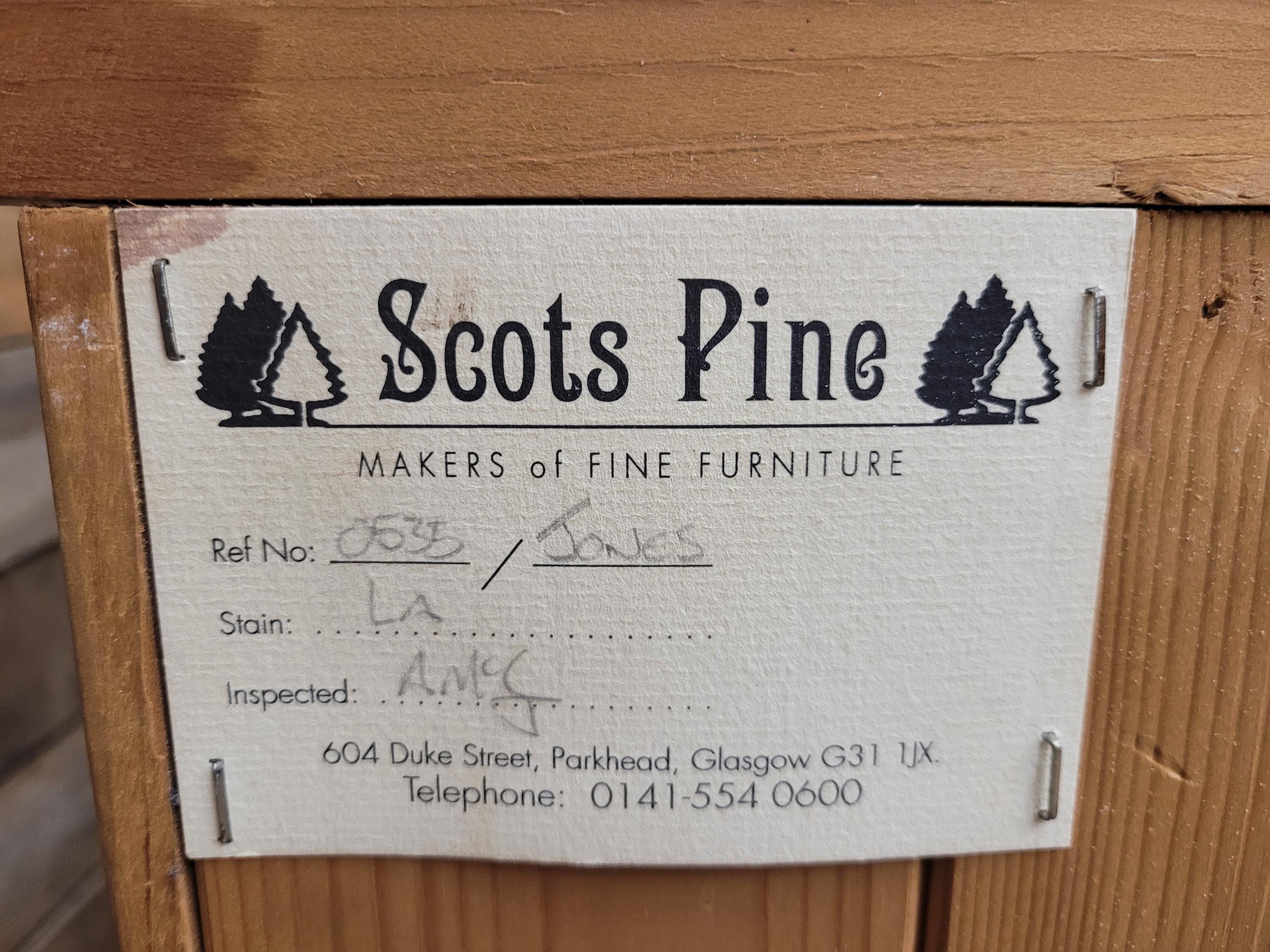 Scots Pine Chest Five Drawer Dovetailed Pine Bedroom Storage 2 Over 3