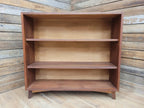 Mid Century Teak Bookcase Open Shelving Adjustable Shelves Cabinet