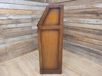 Vintage Jentique Glazed Bureau Desk Pigeon Hole Bookcase Mid Century Bureau