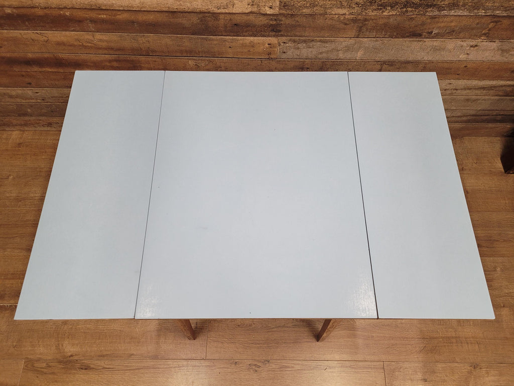 Formica Drop Leaf Table Drawer Mid Century Kitchen Table MCM
