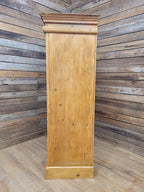 Pine Kitchen Pantry Cupboard Victorian Style Two Door Storage Cabinet