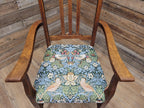 Oak Armchair Arts And Crafts William Morris Strawberry Thief Upholstered