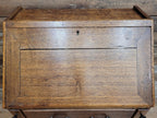 Edwardian Oak Bureau Arts Crafts Fall Front Writing Desk