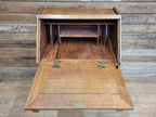 Edwardian Oak Bureau Arts Crafts Fall Front Writing Desk