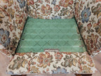 Parker Knoll Wingback Armchair Floral Upholstery Queen Anne Chair