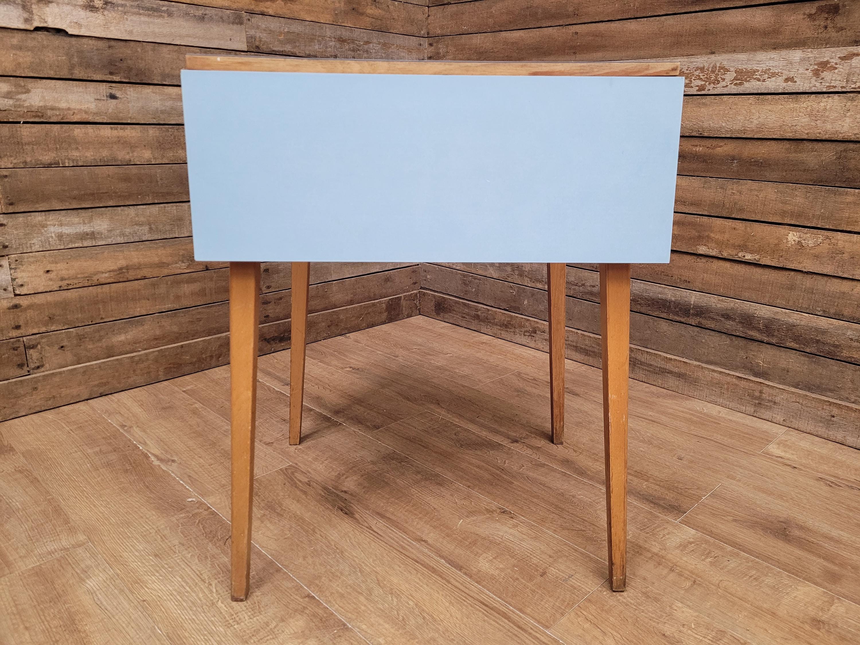 Formica Drop Leaf Table Drawer Mid Century Kitchen Table MCM