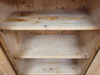 Pine Kitchen Pantry Cupboard Victorian Style Two Door Storage Cabinet