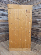 Pine Kitchen Pantry Cupboard Victorian Style Two Door Storage Cabinet