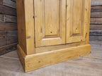 Pine Kitchen Pantry Cupboard Victorian Style Two Door Storage Cabinet