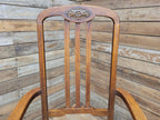 Oak Armchair Arts And Crafts William Morris Strawberry Thief Upholstered