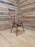 Ercol Goldsmith Elm Windsor Armchair Carver Mid Century Modern