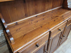 Pine Dresser Country Style Three Door Three Drawer Kitchen Cabinet
