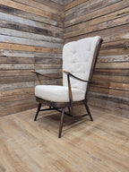 Ercol Model 478 High Back Armchair Windsor Grandfather Chair